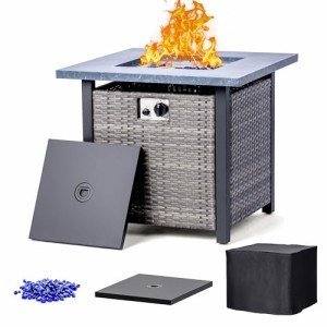 28" Propane Fire Pit Table - 50,000 BTU
