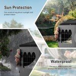 10x30FT Heavy Duty Black Outdoor Party Tent