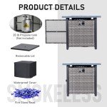 28" Propane Fire Pit Table - 50,000 BTU