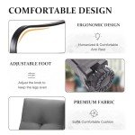 Gray Outdoor Swivel Bar Stools with Cushions – Set of 2