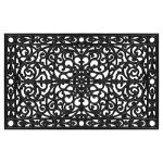 Gatsby Rubber Doormat - 30" x 48", Black