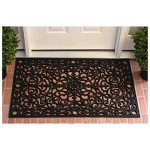Gatsby Rubber Doormat - 30" x 48", Black