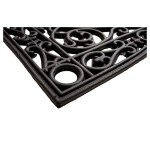 Gatsby Rubber Doormat - 30" x 48", Black