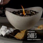 Elegant Portable Concrete Tabletop Fire Pit