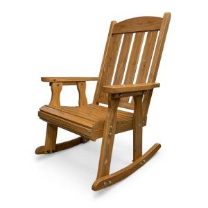 Solid Wood Rocking Chair for Indoor and Outdoor