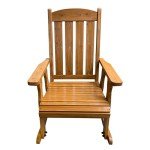 Solid Wood Rocking Chair for Indoor and Outdoor