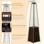 FOOWIN 48,000 BTU Outdoor Propane Patio Heater
