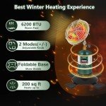 Compact Cordless Propane Heater for Outdoor Use