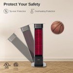 EAST OAK 1500W Portable Infrared Patio Heater