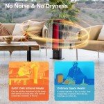 EAST OAK 1500W Portable Infrared Patio Heater