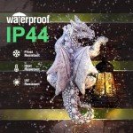 Fashionoda Solar Lantern Dragon Tree Hugger Statue