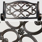 Set of 2 All-Weather Cast Aluminum Patio Chairs