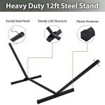 Homgava Heavy Duty Two Person Hammock with Stand