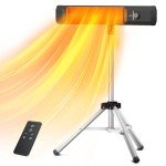 1500W Infrared Patio Heater with Remote Control