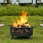 HOMRELEXA 36-Inch Outdoor Wood Burning Fire Pit