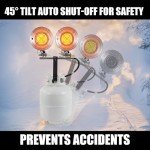 TemEase 30,000 BTU Portable Propane Heater