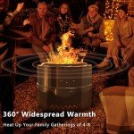 Smokeless Outdoor Fire Pit with Carry Bag