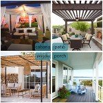 Waterproof Outdoor Curtains for Patio Privacy 54x84