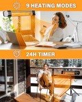 Electric Patio Heater with Tripod Stand and Remote