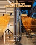 Electric Patio Heater with Tripod Stand and Remote