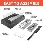 Portable Tabletop Fire Pit for Indoor/Outdoor Use