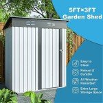 GihulaGo 5x3 FT Outdoor Storage Shed