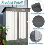 GihulaGo 5x3 FT Outdoor Storage Shed