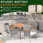 YEEFY 7-Piece Outdoor Dining Set for 6