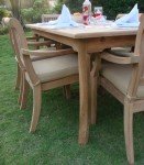 11-Piece Grade-A Teak Dining Set with Chairs