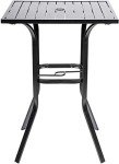 Omelaza Outdoor Bistro High Top Bar Table
