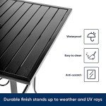 Omelaza Outdoor Bistro High Top Bar Table