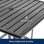 Omelaza Outdoor Bistro High Top Bar Table