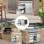 Outdoor Stainless Steel Kitchen Combo Cabinet 28