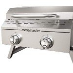 Megamaster Outdoor 2-Burner Grill with Foldable Legs