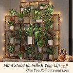 Tall 7-Tier Plant Stand for Indoor/Outdoor Use