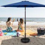 Heavy Duty Fillable Umbrella Base Stand - 50Lbs