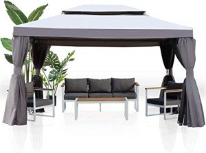 Grand Patio 10x13 Outdoor Gazebo with Netting