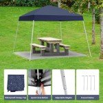 Dark Blue 10x10 FT Pop Up Canopy Tent