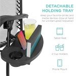 Adjustable Steel Mesh Zero Gravity Lounge Chair Set