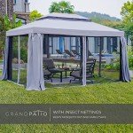 Grand Patio 10x13 Outdoor Gazebo with Netting