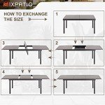 7-Piece Patio Dining Set with Extendable Table