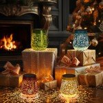 4 Pack Waterproof Solar Lanterns for Outdoor Decor