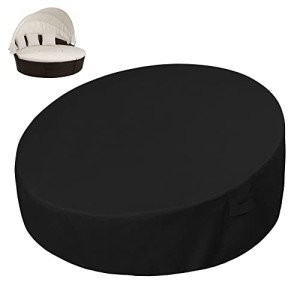 Durable 600D Outdoor Daybed Cover - Black