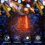 4 Pack Waterproof Solar Lanterns for Outdoor Decor