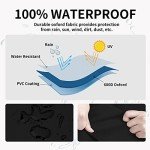 Durable 600D Outdoor Daybed Cover - Black
