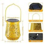 4 Pack Waterproof Solar Lanterns for Outdoor Decor