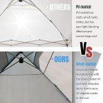 Crown Shades 10x10 Blue Pop-Up Canopy Tent