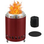 Tabletop Fire Pit with Stand - Outdoor Mini Stove