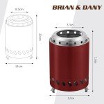 Tabletop Fire Pit with Stand - Outdoor Mini Stove