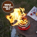 Tabletop Fire Pit with Stand - Outdoor Mini Stove